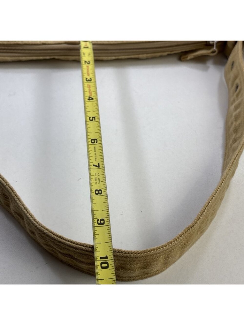 Vintage Levi’s Messenger Bag Beige Jean Y2K Retro Shoulder Crossbody Purse - Picture 10 of 10